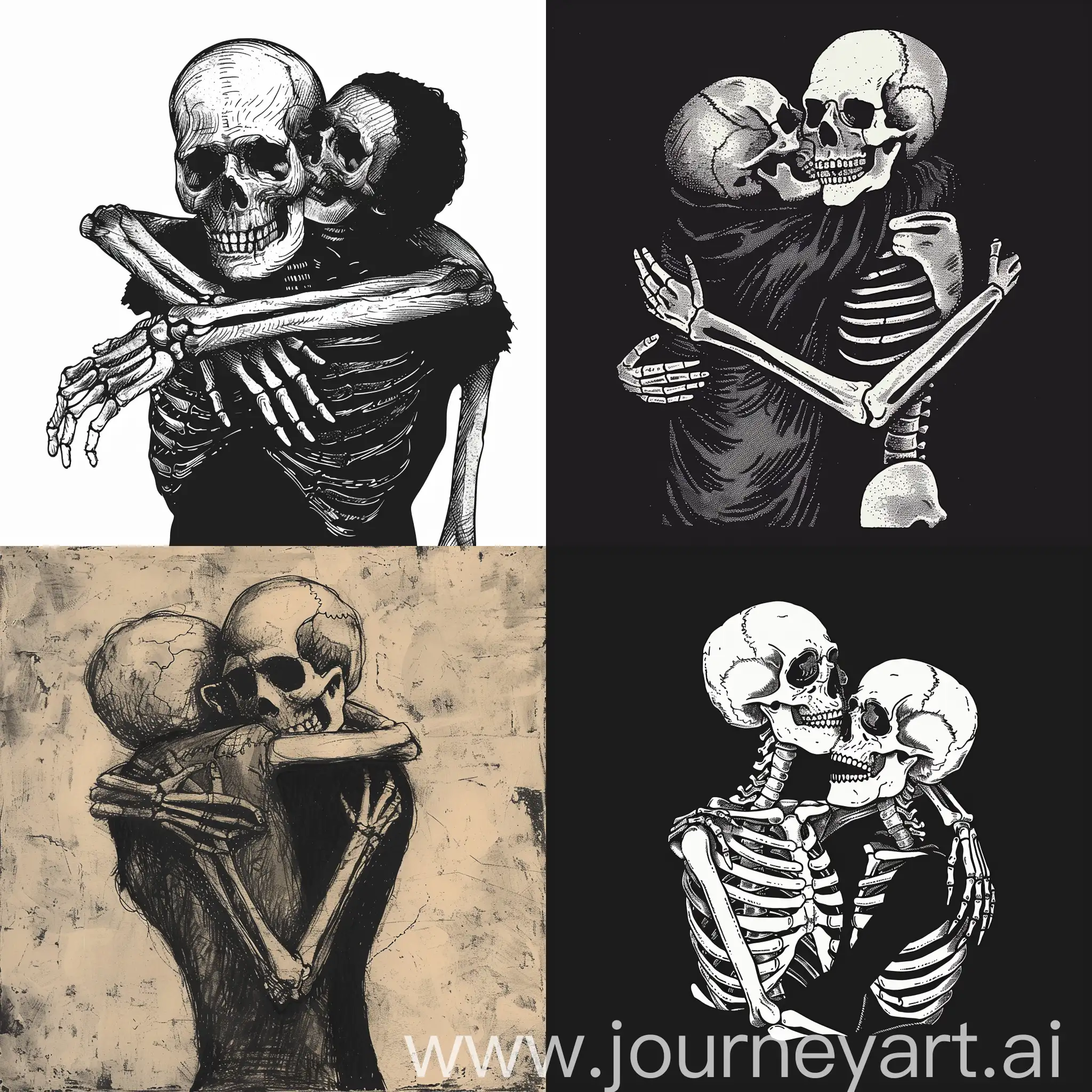 Tender-Embrace-Skeleton-Holding-a-Person