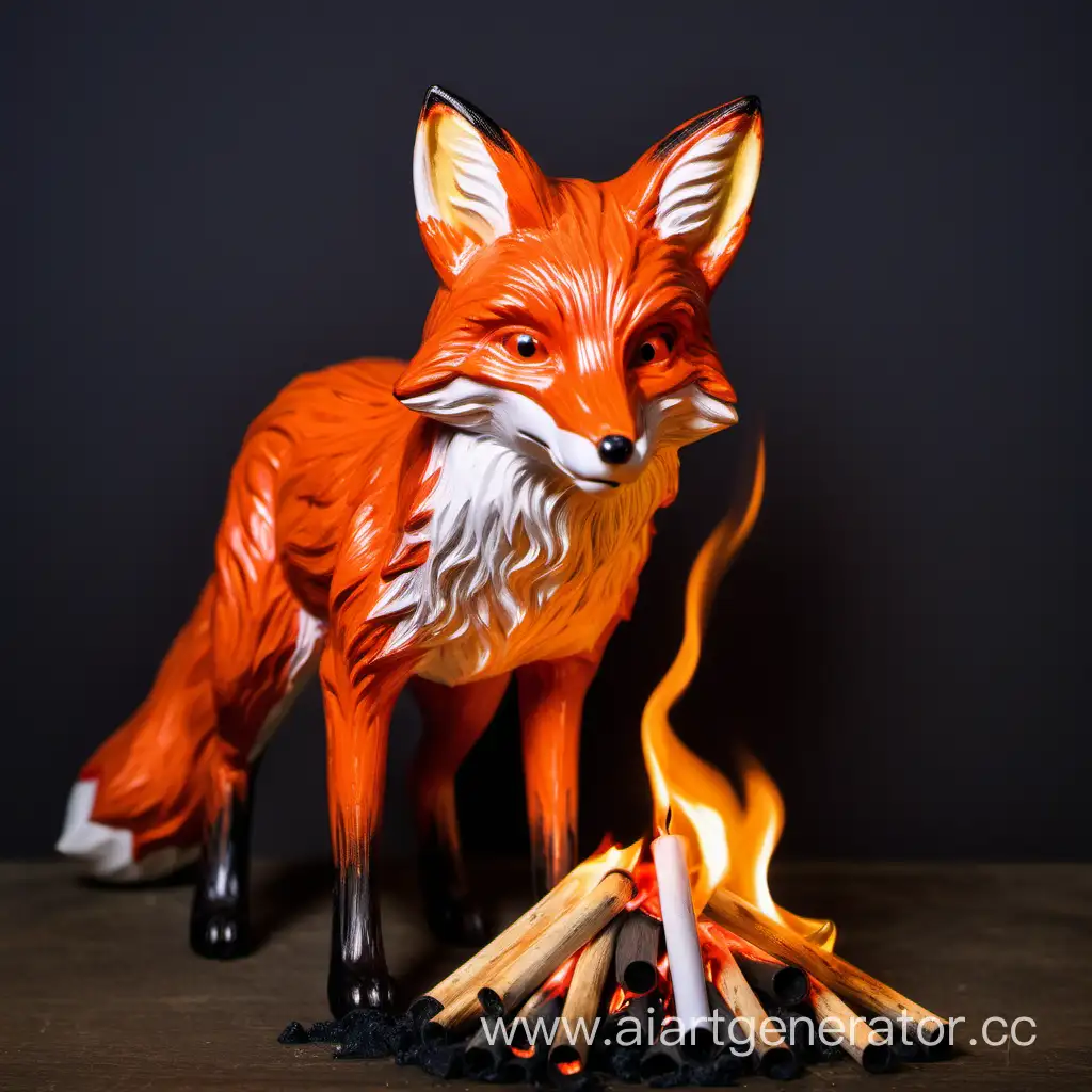 Mischievous-Fox-Ignites-Countryside-in-Fiery-Display
