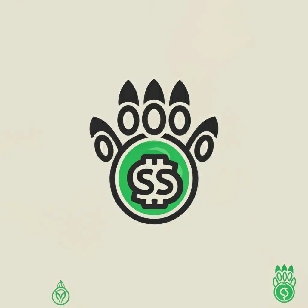 a logo design,with the text "Pet Simulator 99 Modded", main symbol:Get Pets and Collect Cash,Minimalistic,be used in Animals Pets industry,clear background