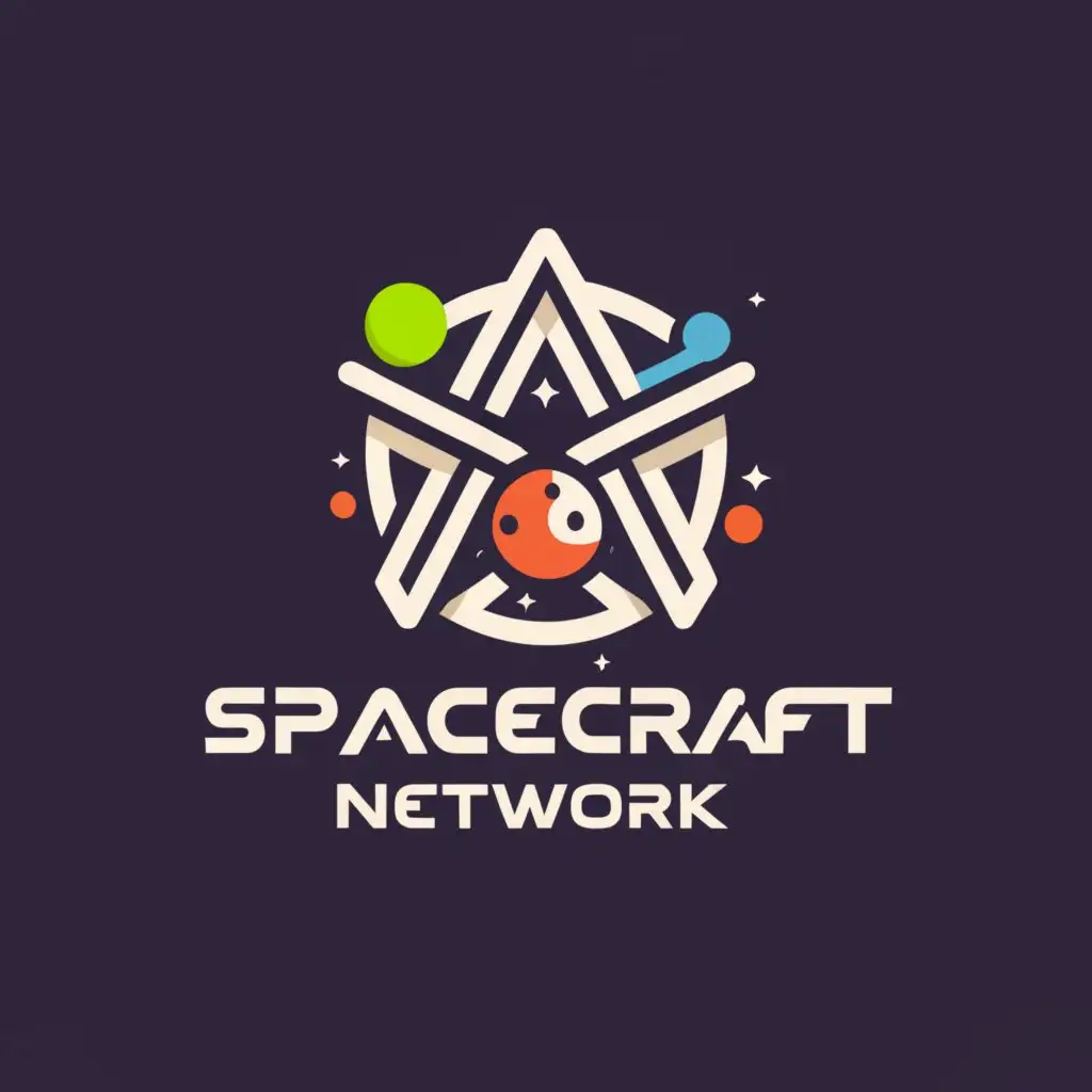 Logo-Design-For-SpaceCraft-Network-Futuristic-Space-and-Astronaut-Theme