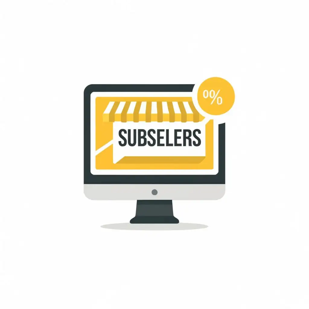 LOGO-Design-For-Subsellers-Modern-Computerthemed-Typography-for-Retail-Industry