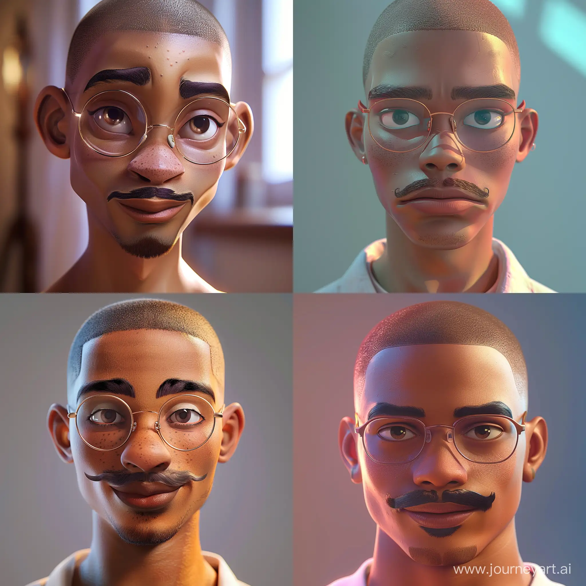 Cool-African-American-Man-with-Glasses-and-Mustache-in-Dynamic-Kawaii-Art-Style