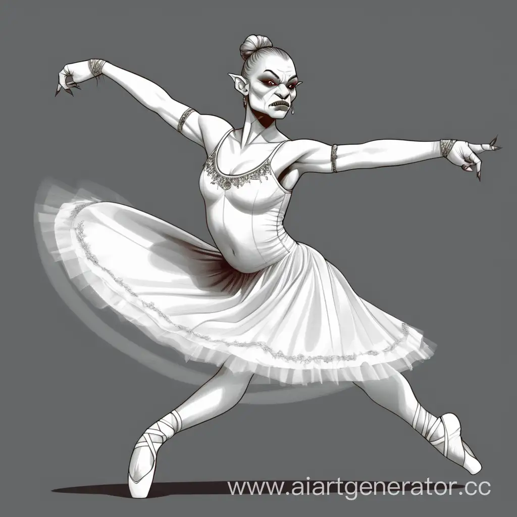 Graceful-Orc-Ballerina-Dancing-in-Forest-Clearing