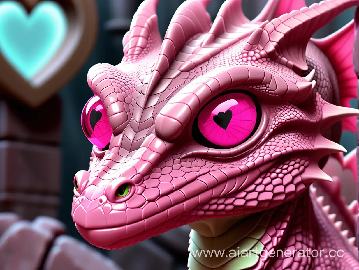 Exquisite-Pink-Dragon-in-a-Heartfelt-Display-of-Love-and-Beauty