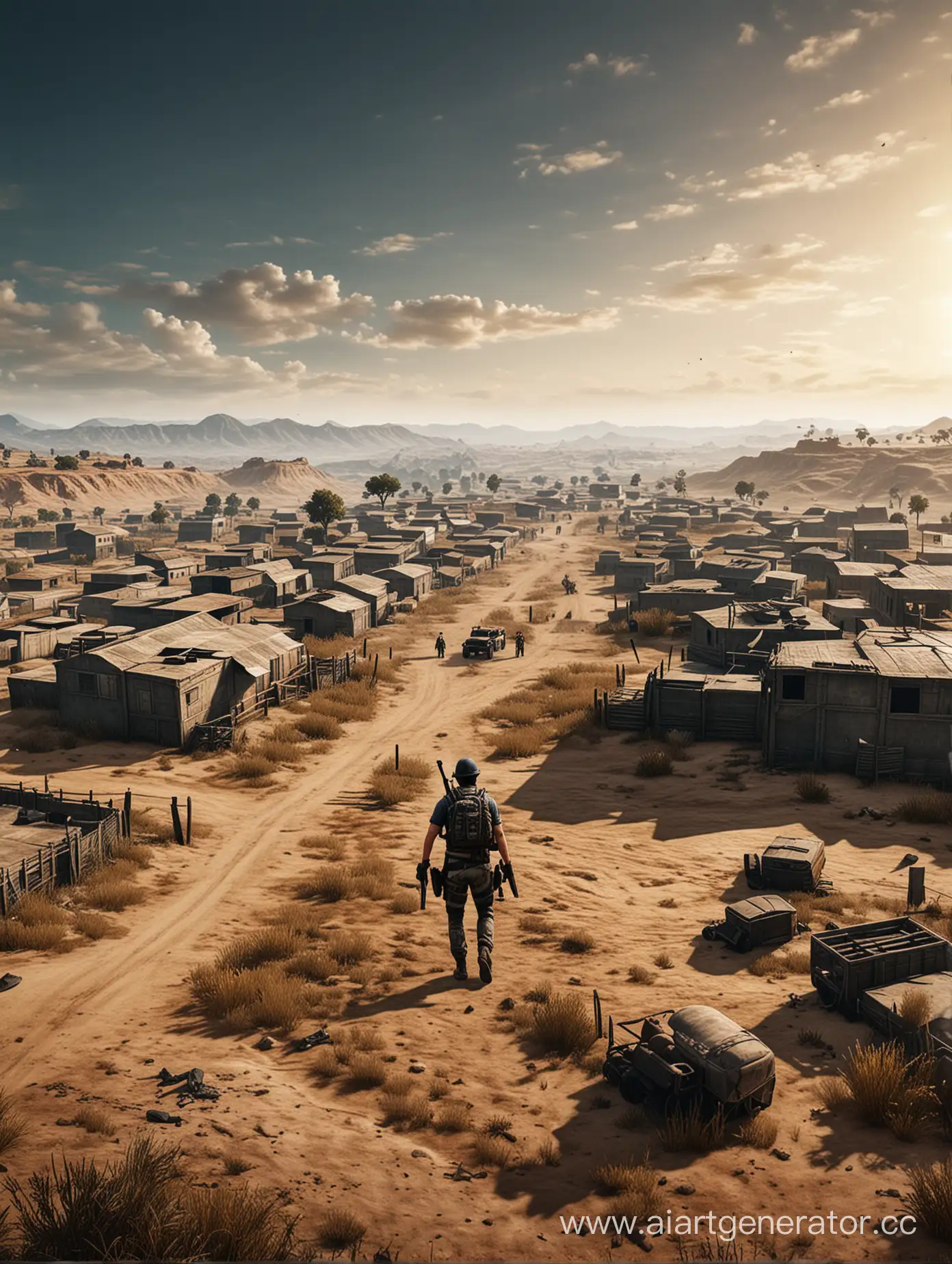 Diverse-PUBG-Battlegrounds-Vivid-Virtual-Warzone-Environments