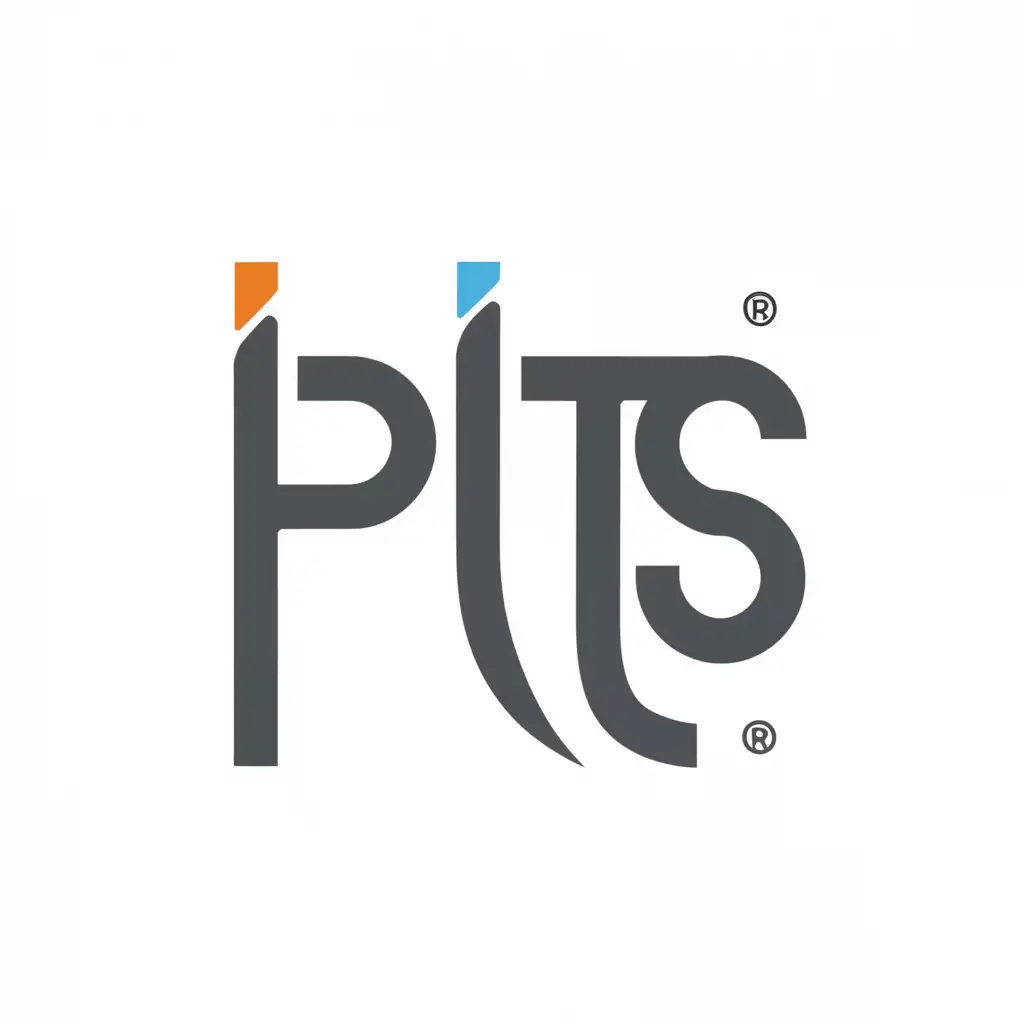 a logo design,with the text "PTS", main symbol:PTS,Minimalistic,clear background