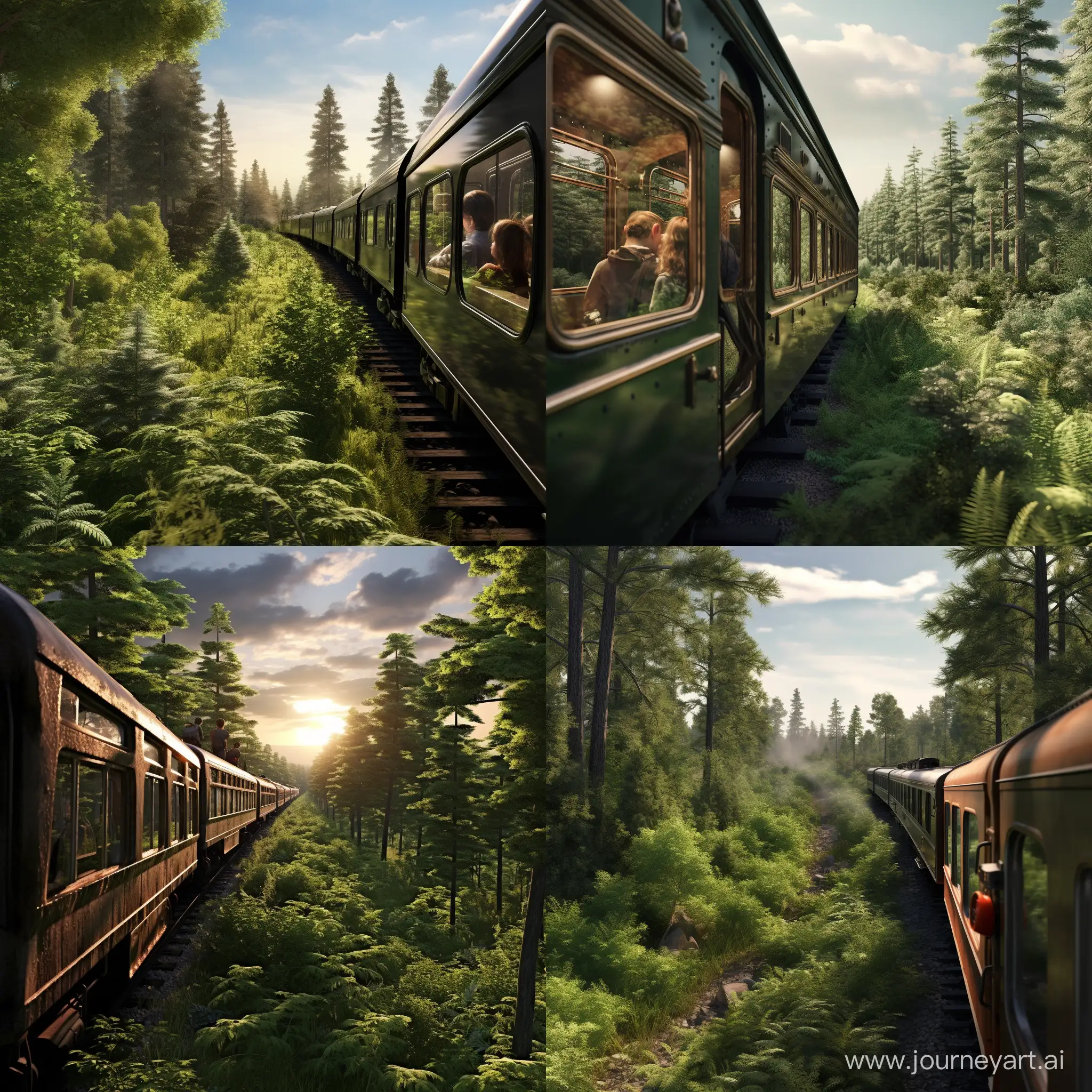 Russian-Taiga-Train-Scene-Hyperrealistic-3D-Diorama-with-BlackHanded-Mystery