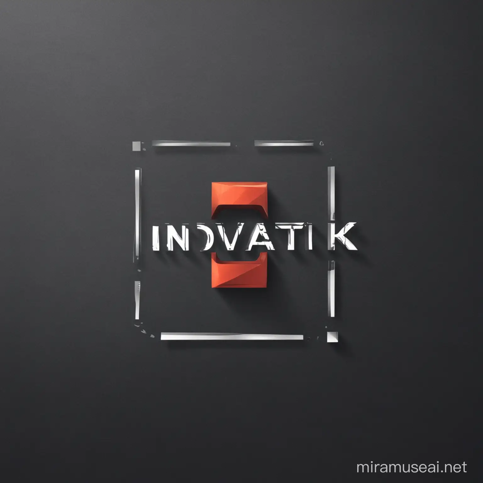the logo for the it company that implements CRM systems, the name of the company innovatika