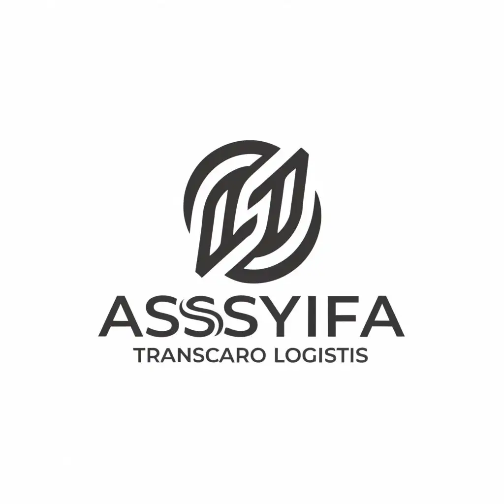 a logo design,with the text "assyifa transcargo logistics", main symbol:assyifa,Moderate,be used in Travel industry,clear background