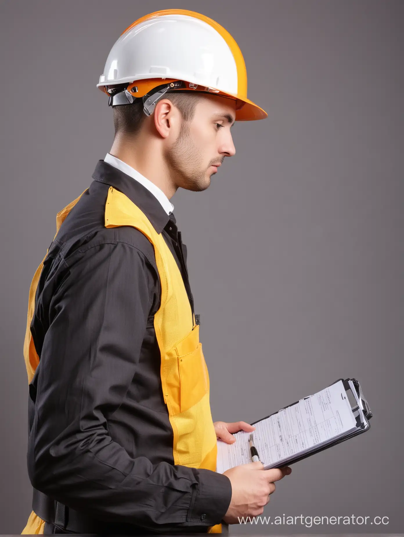 Profile-Portrait-of-Worker-with-Safety-Helmet-Folder-and-Pen