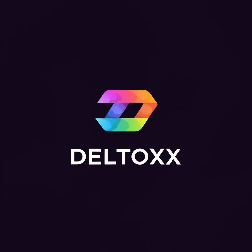 a logo design,with the text "DELTOXY", main symbol:D,Moderate,be used in Internet industry,clear background