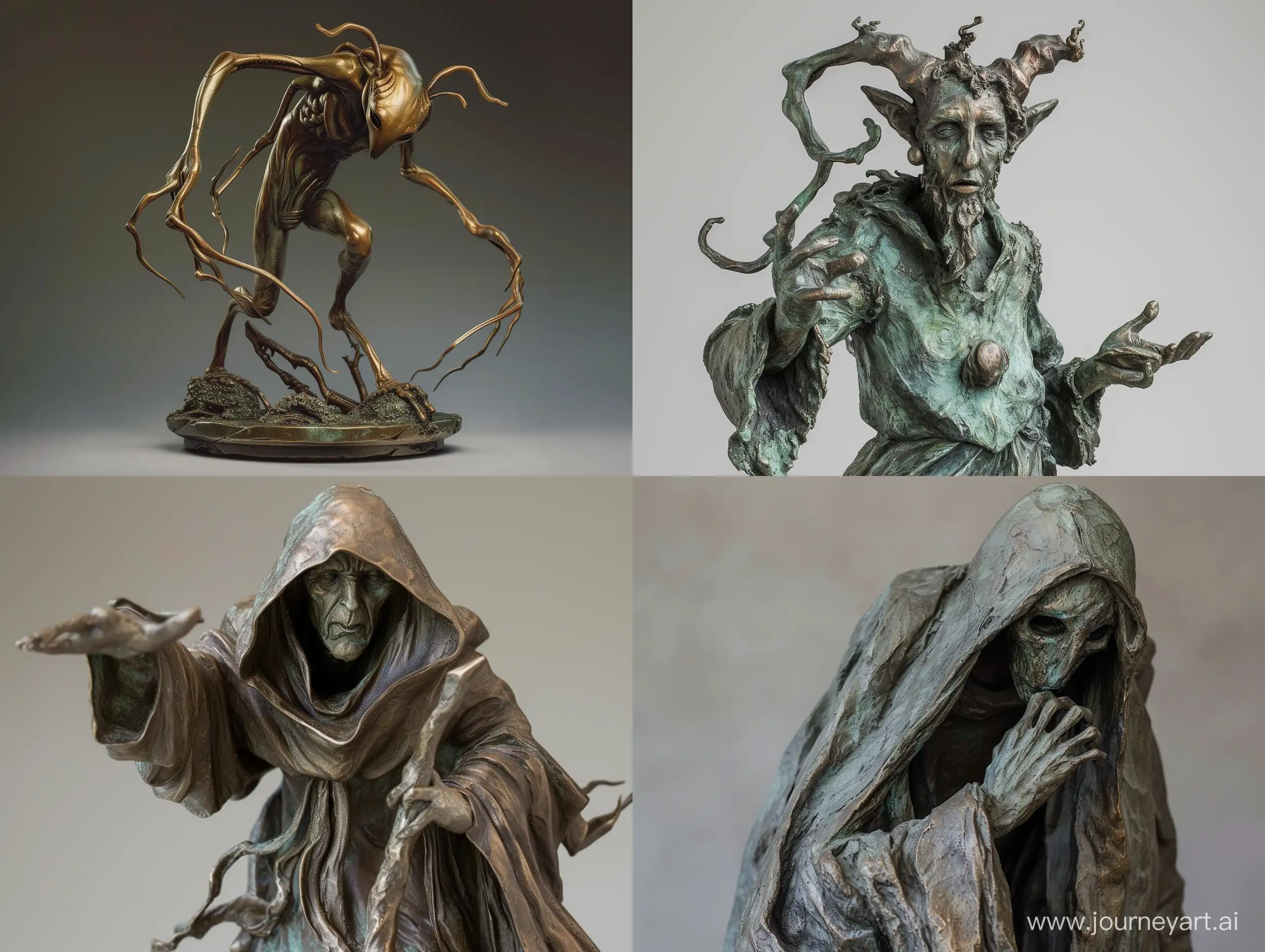 Magical-Bronze-Statue-Enchanting-Fictional-Art