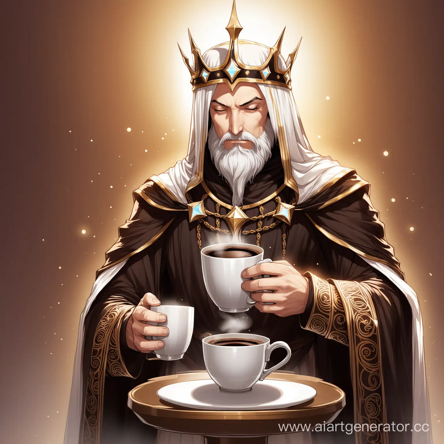 Constantus, lord of coffee, adept of unsleep