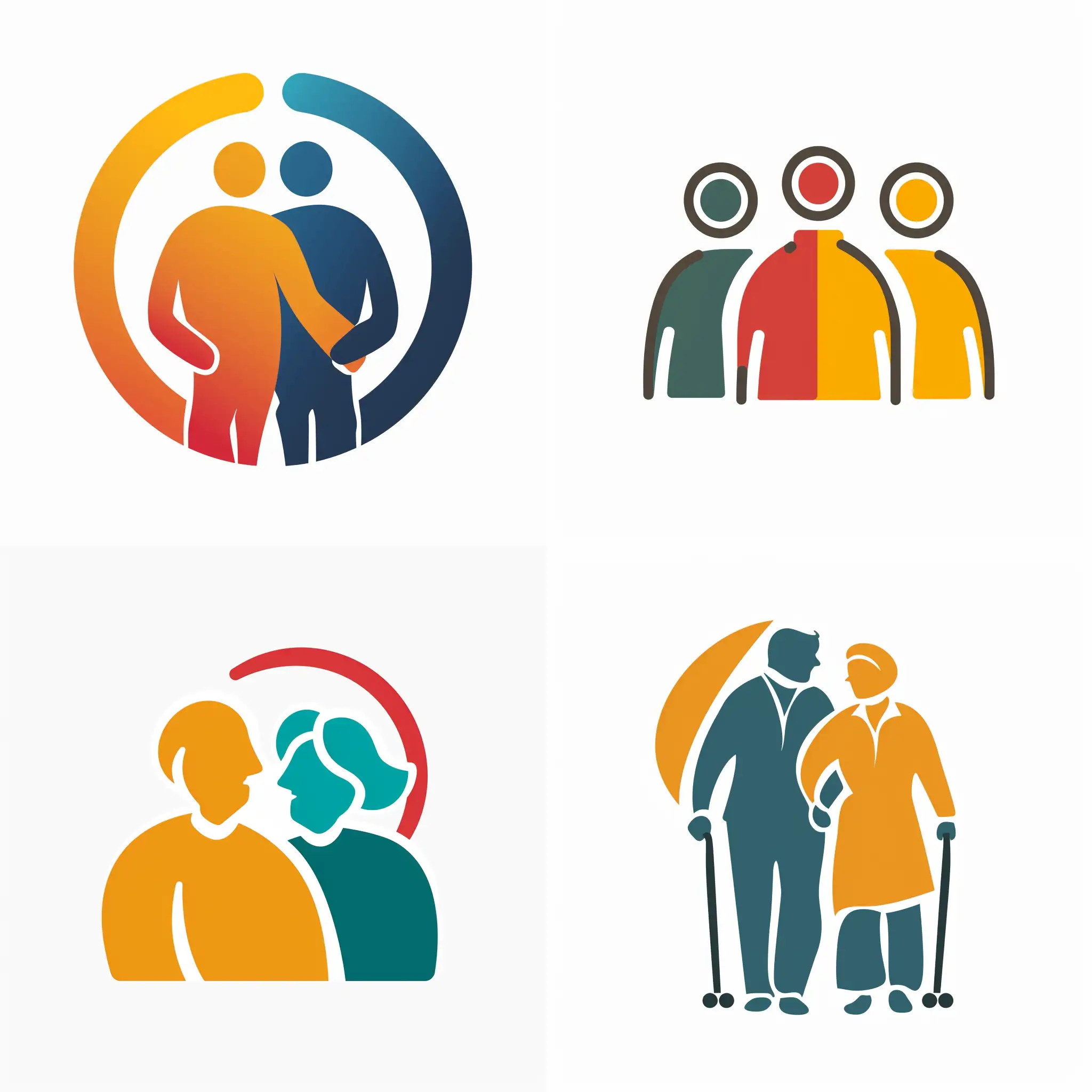 Logo without text Social support for pensioners