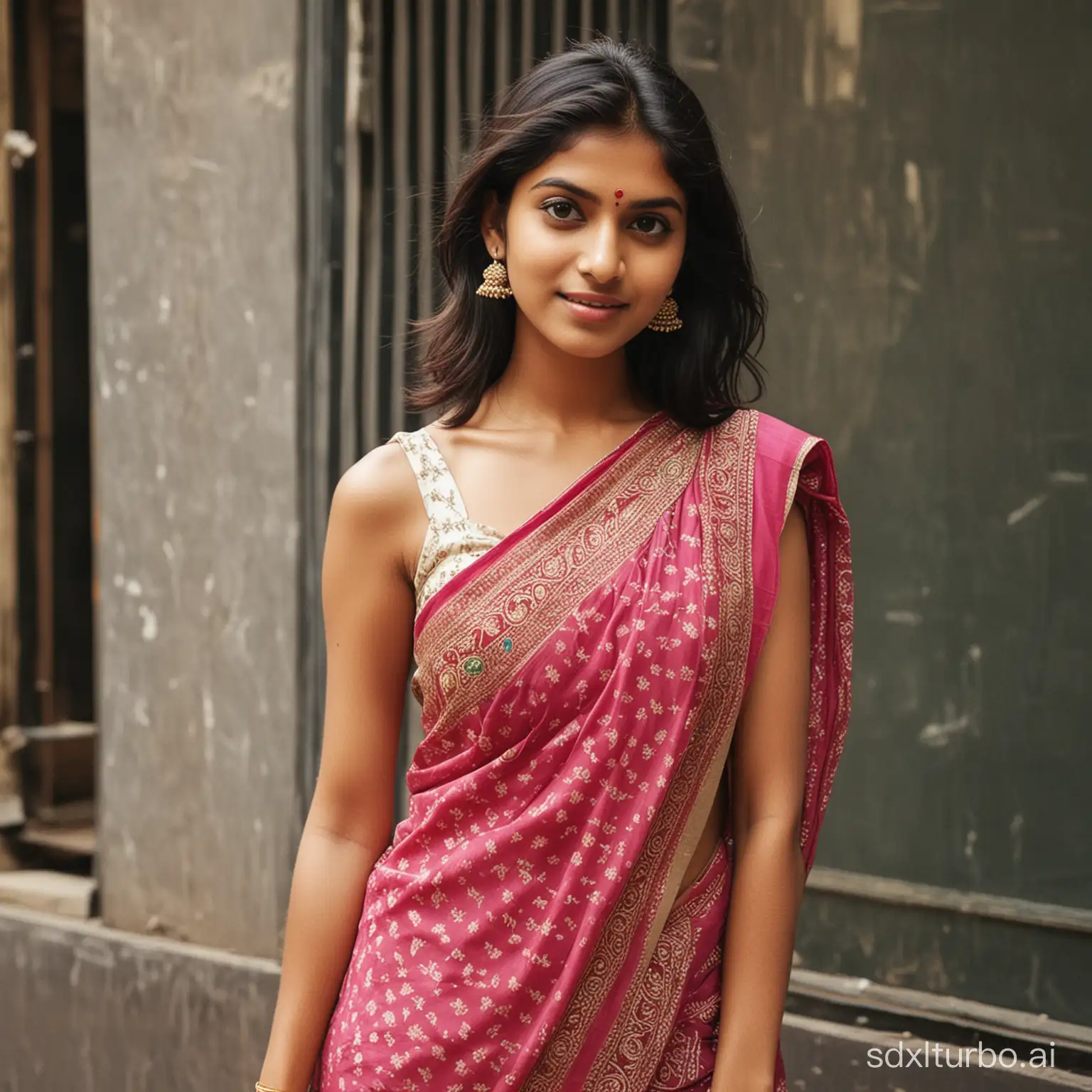 Stylish-South-Bombay-Indian-Girl-Embracing-Modernity