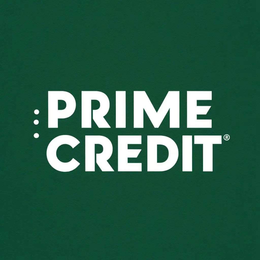 logo, Money, with the text "Prime Credit", typography, be used in Finance industry