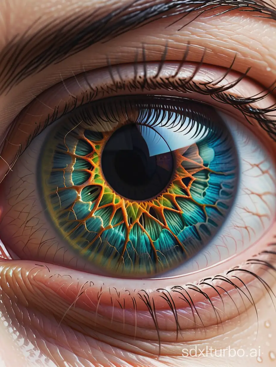 Realistic-Human-Eye-with-Intricate-Veins-and-Cityscape-Reflection