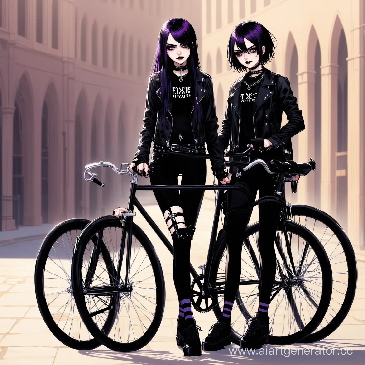 Fixies-Goths-Riding-in-Urban-Alleys