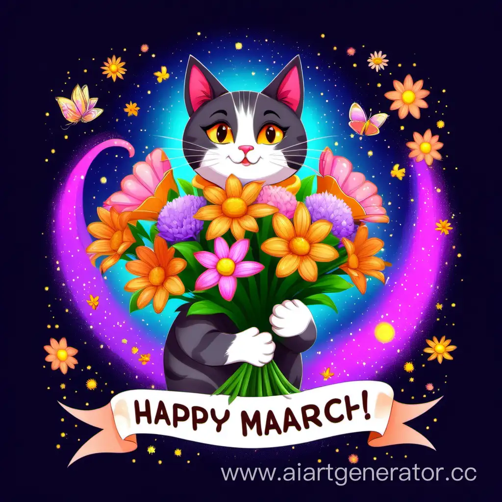 Cosmic-Cat-Delivering-Flowers-for-Happy-March-8th-Celebration