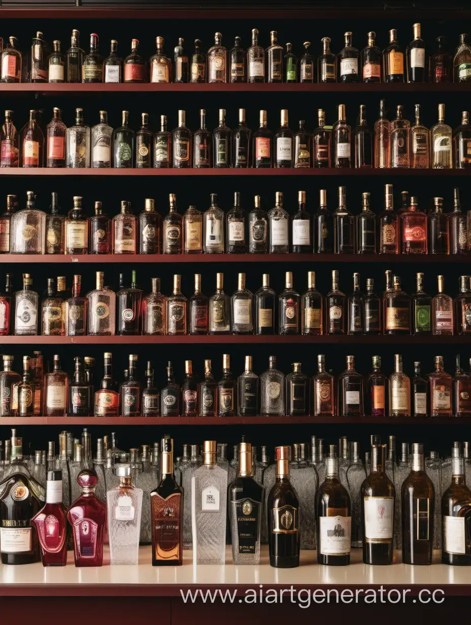 Luxurious-Display-of-Expensive-Alcohol-Bottles-on-Bar-Counter