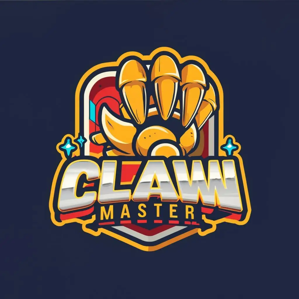 logo, claw arcade, with the text "Claw Master", typography, be used in Entertainment industry