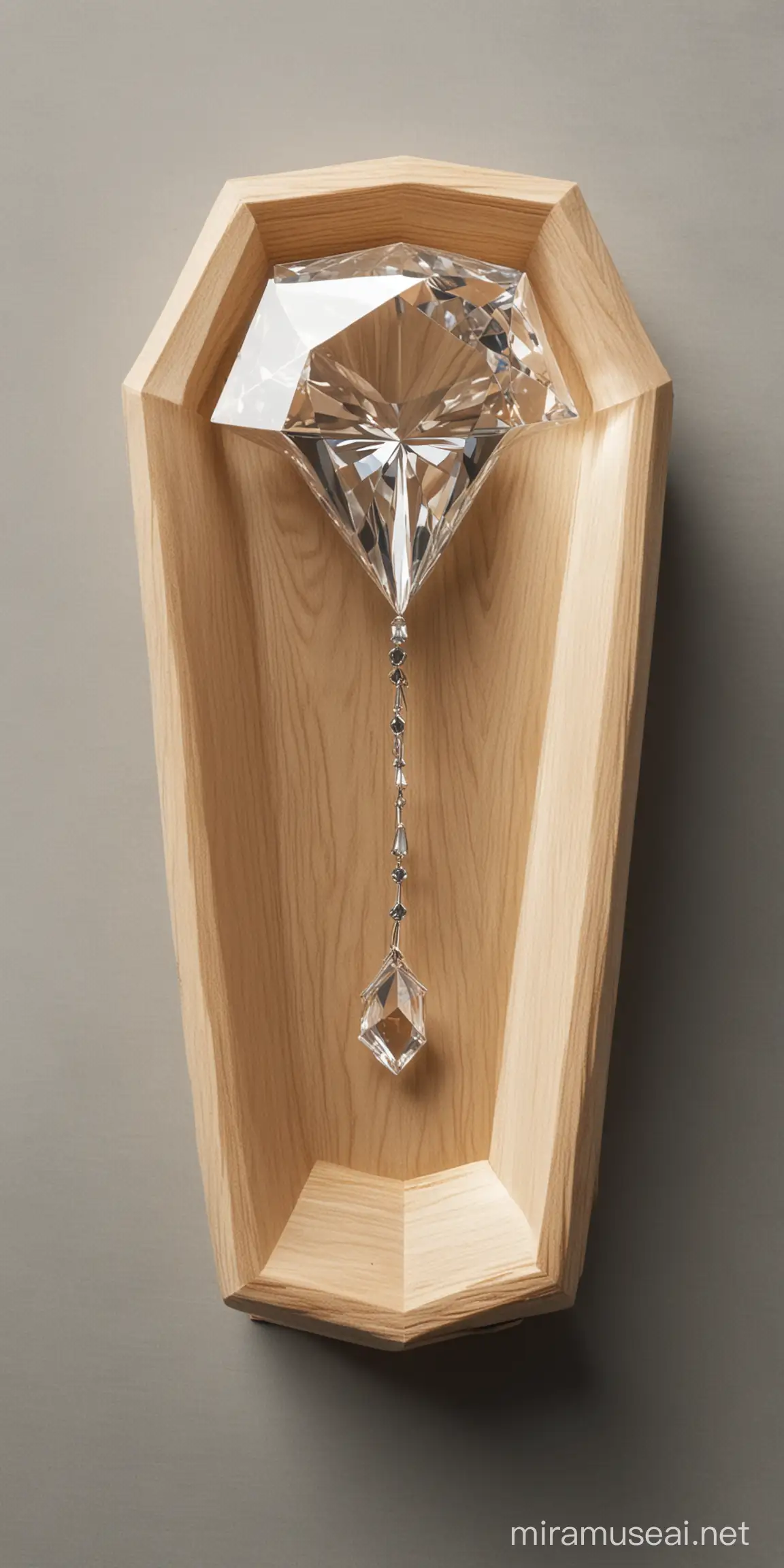 Luxurious Gemstone Coffin with Intricate Design