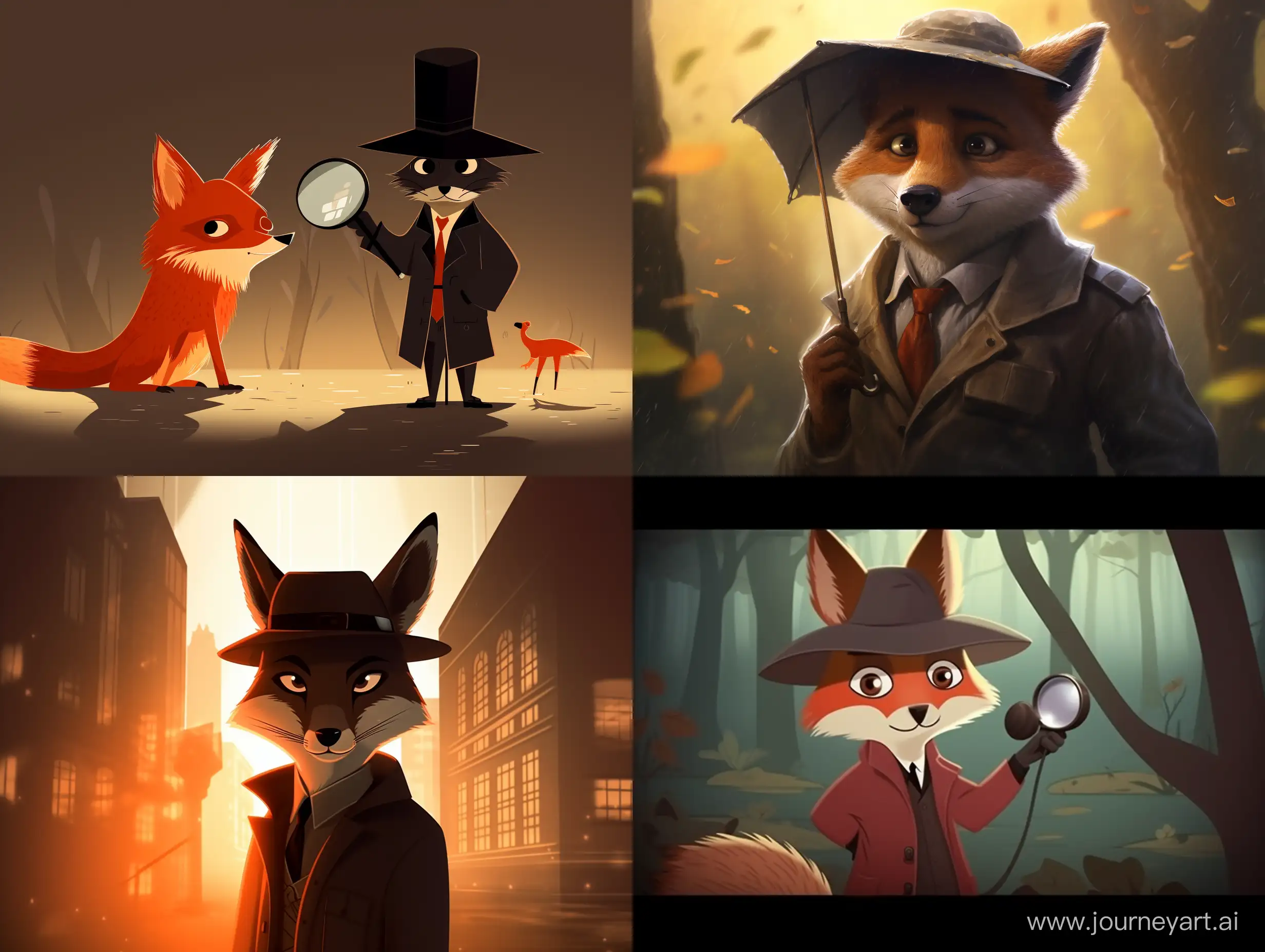 Detective-Fox-on-the-Trail-in-a-Mysterious-Pursuit