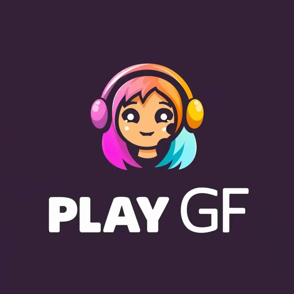 LOGO-Design-For-PlayGF-Girls-Chat-Rooms-with-a-Moderately-Clear-Background