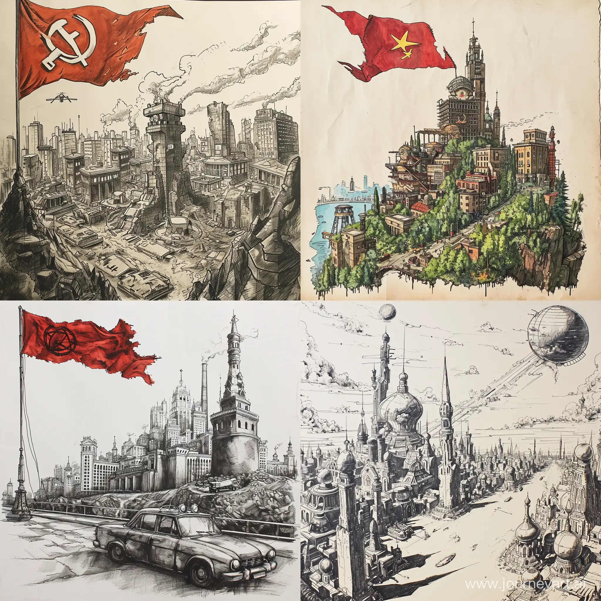 Draw a Communist utopia