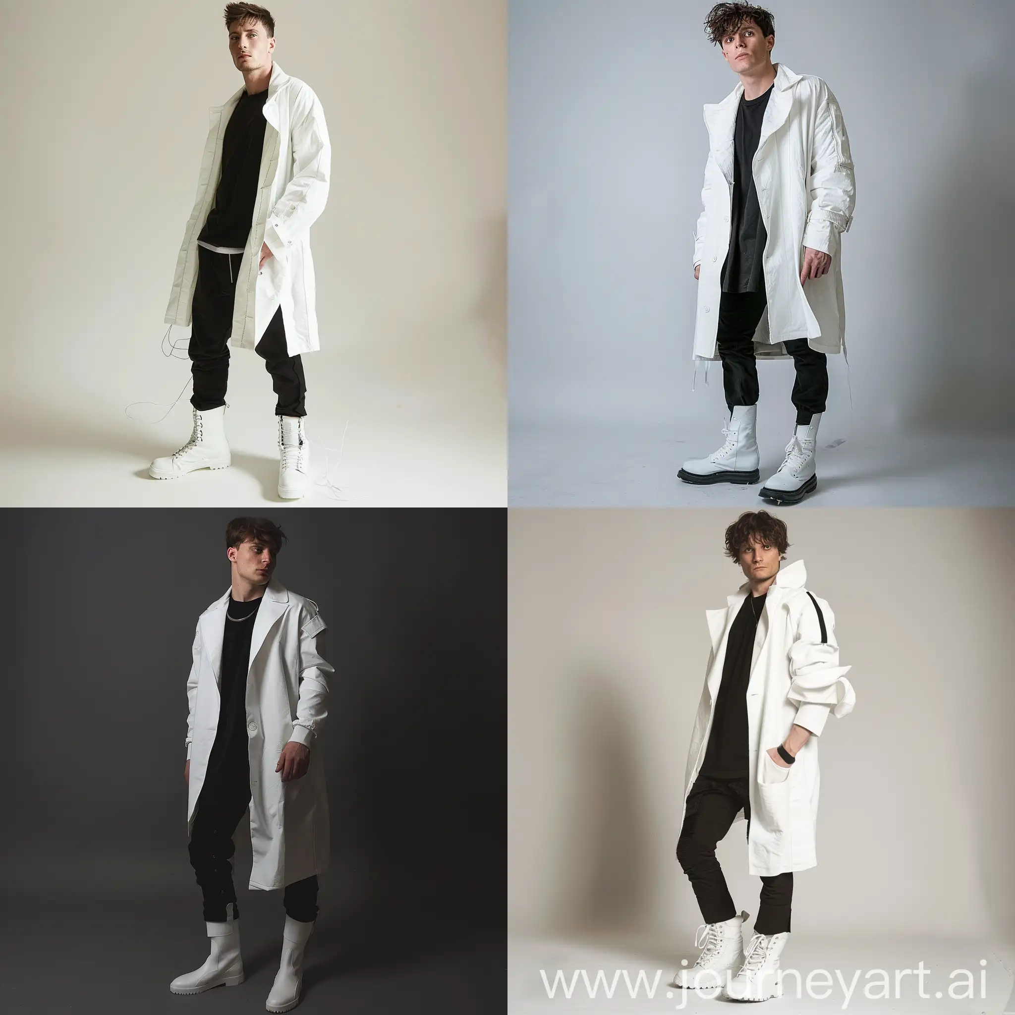Stylish-Young-Man-in-Fashionable-White-Coat-and-Black-Ensemble