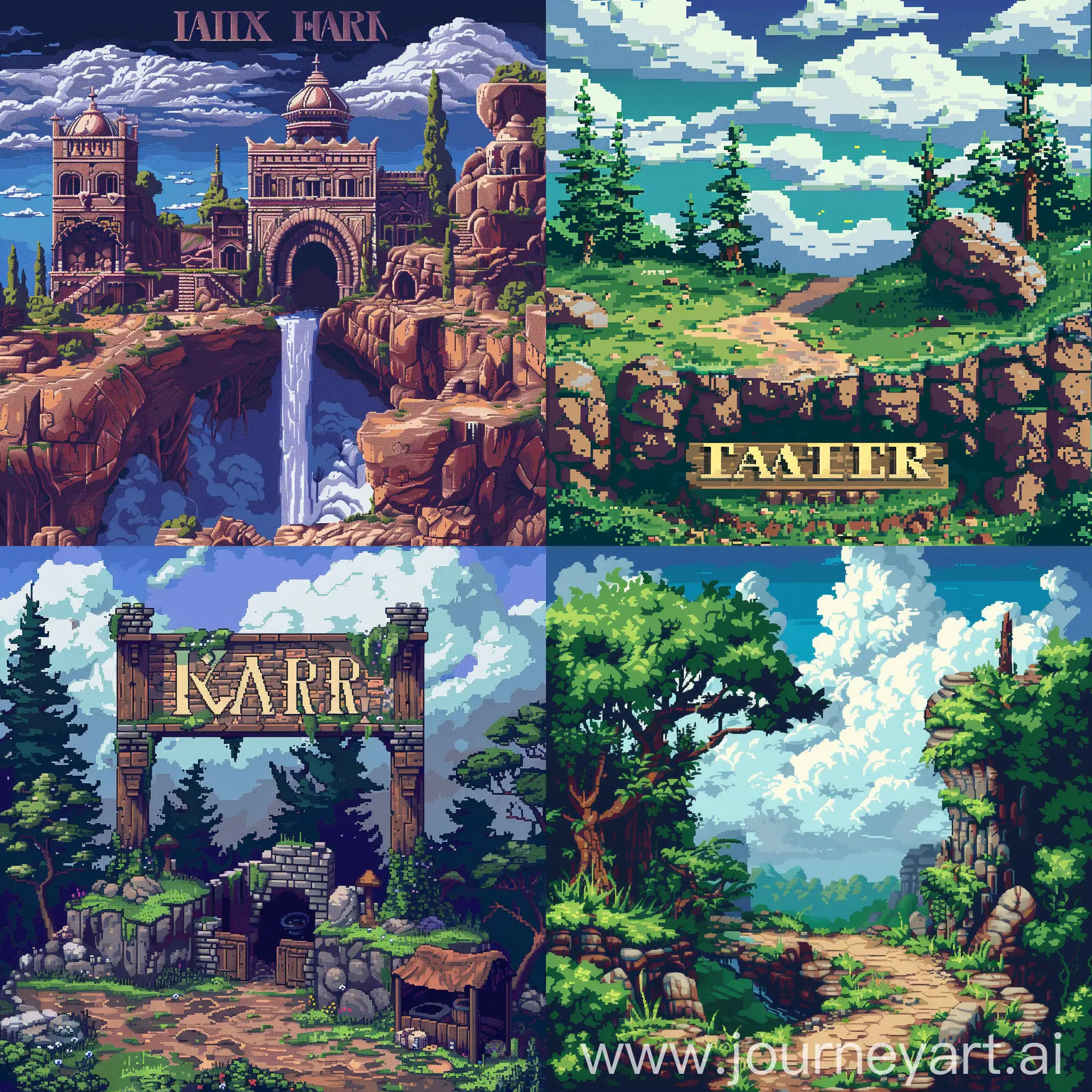 Vibrant-PixelArt-Terrain-Exploration