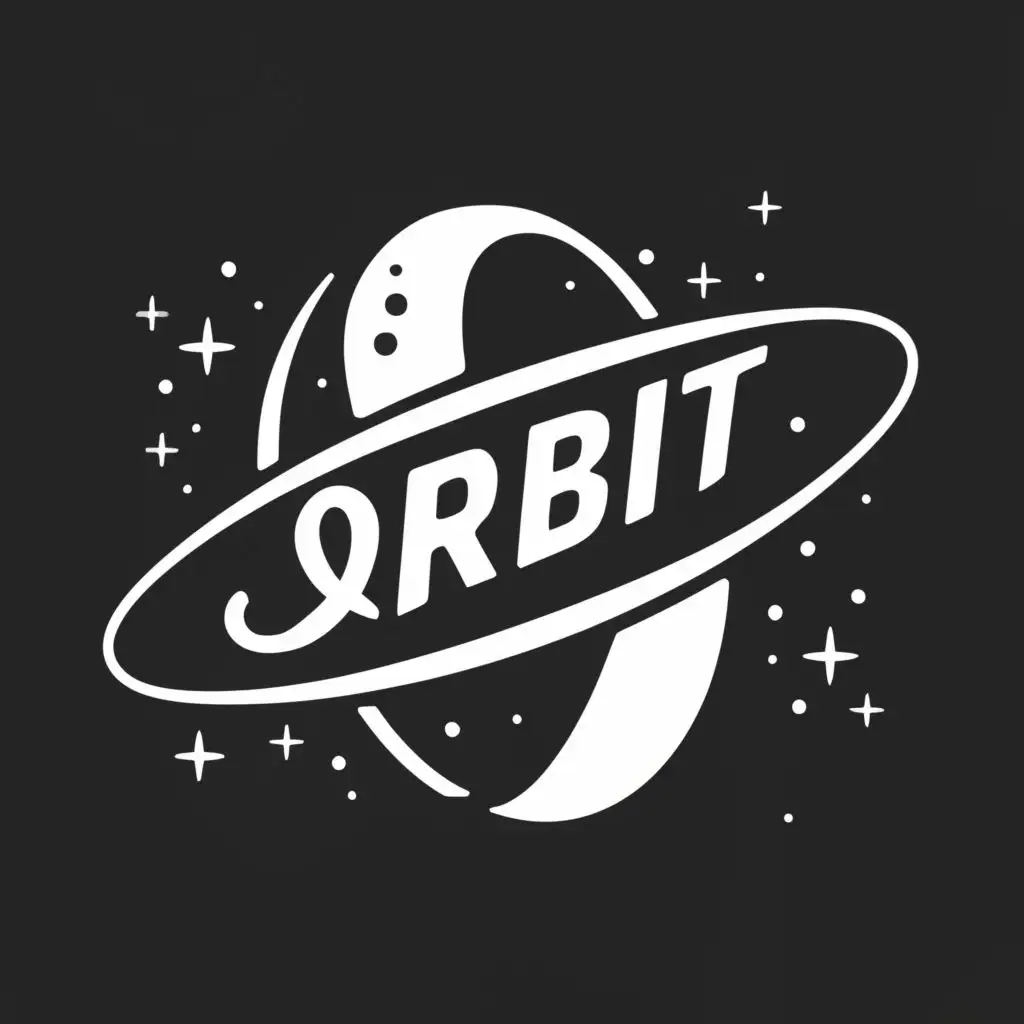 logo, Orbit, with the text "Orbit", typography