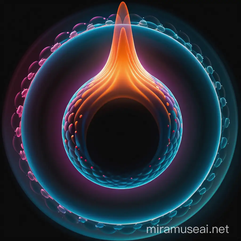 Energetic Gas Element in Vibrant Visuals