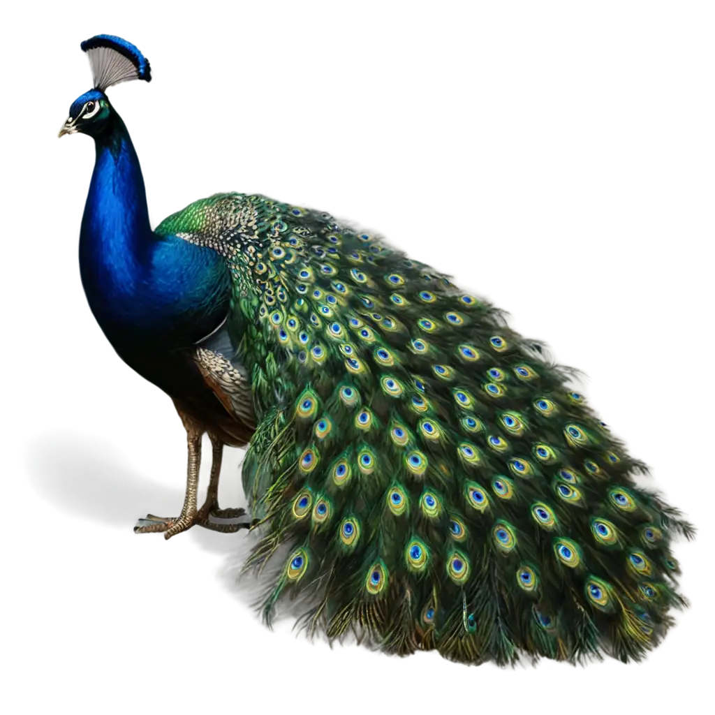 Exquisite-Peacock-Illustration-Stunning-PNG-Image-for-Versatile-Digital-Creations