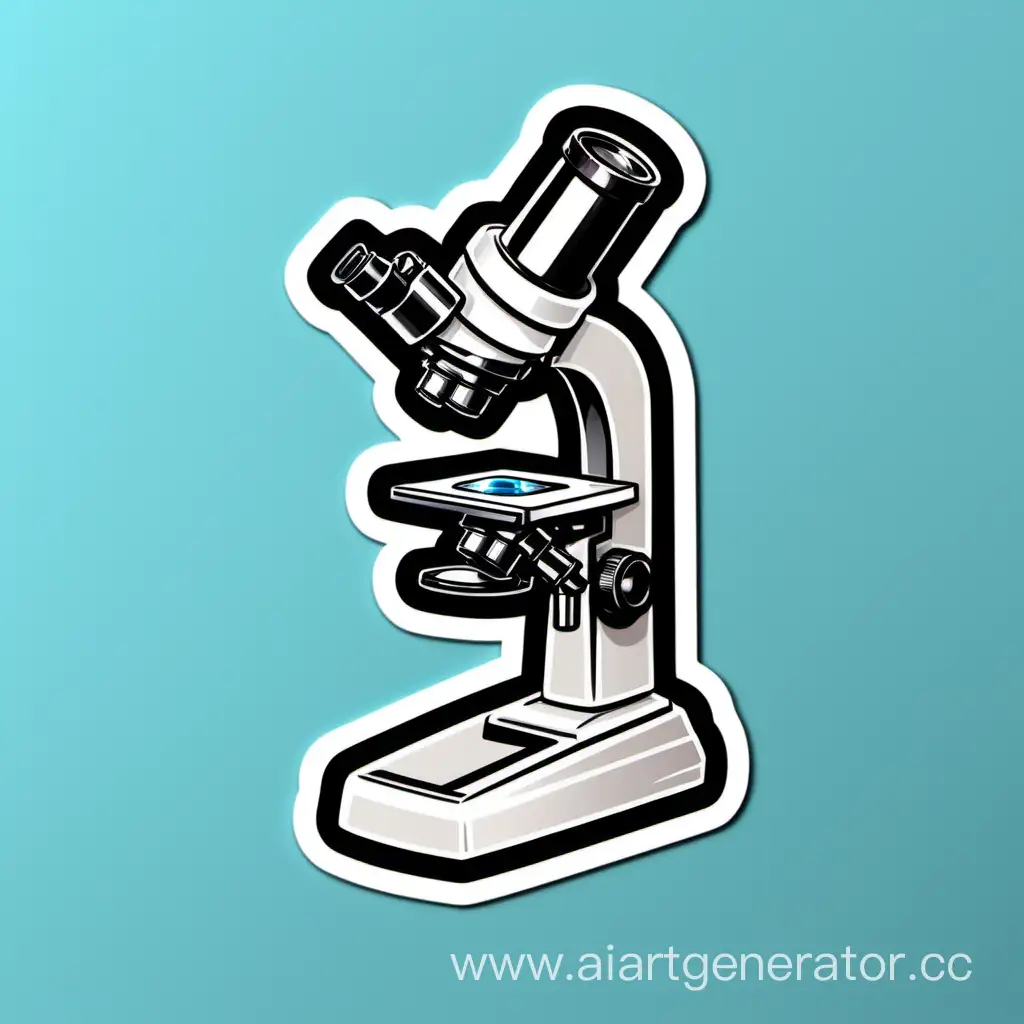 Microscope-Sticker-with-Scientific-Elements