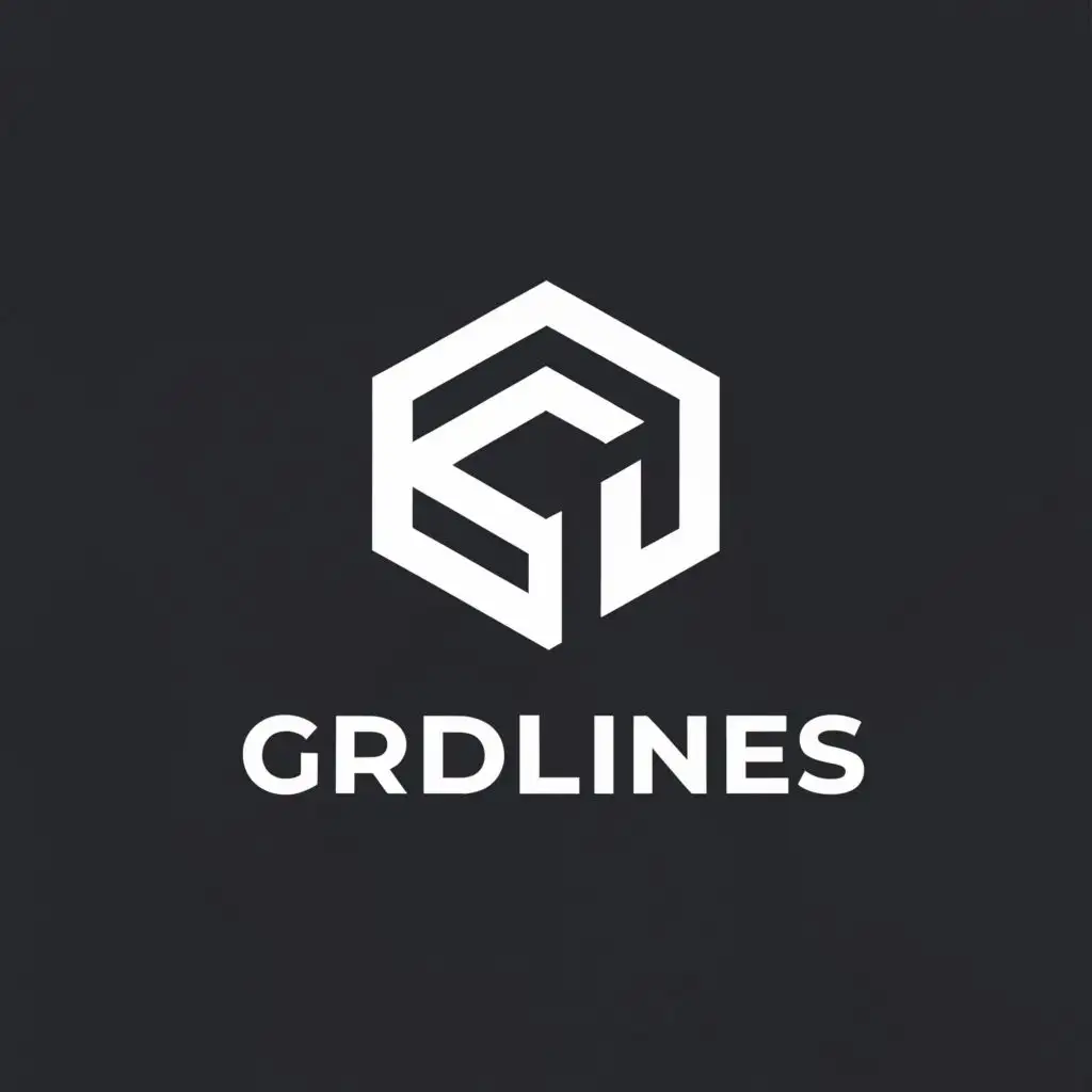 a logo design,with the text "GRIDLINES", main symbol:square,Minimalistic,be used in Technology industry,clear background