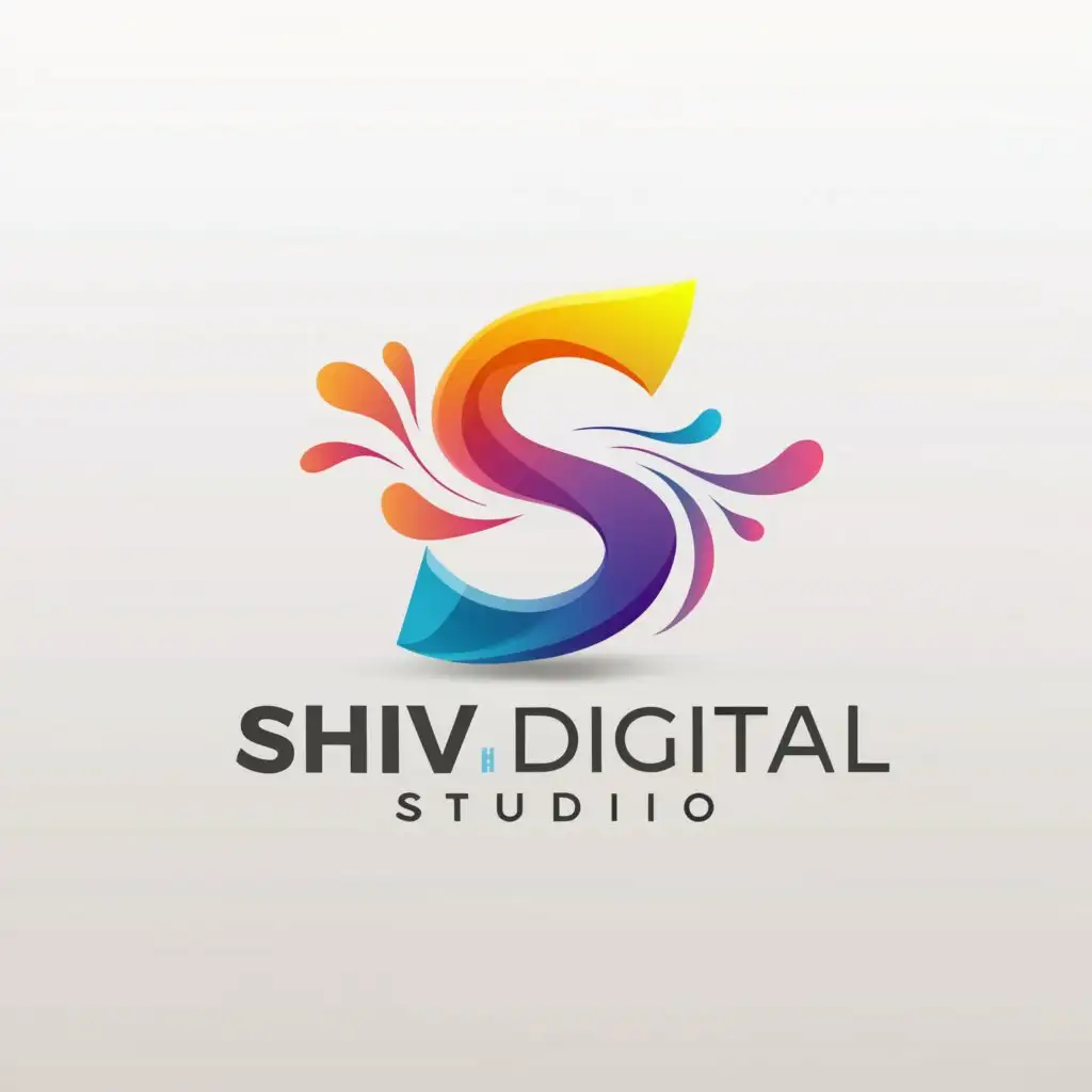 a logo design,with the text "Shiv Digital Studio", main symbol:Shiv,Moderate,clear background