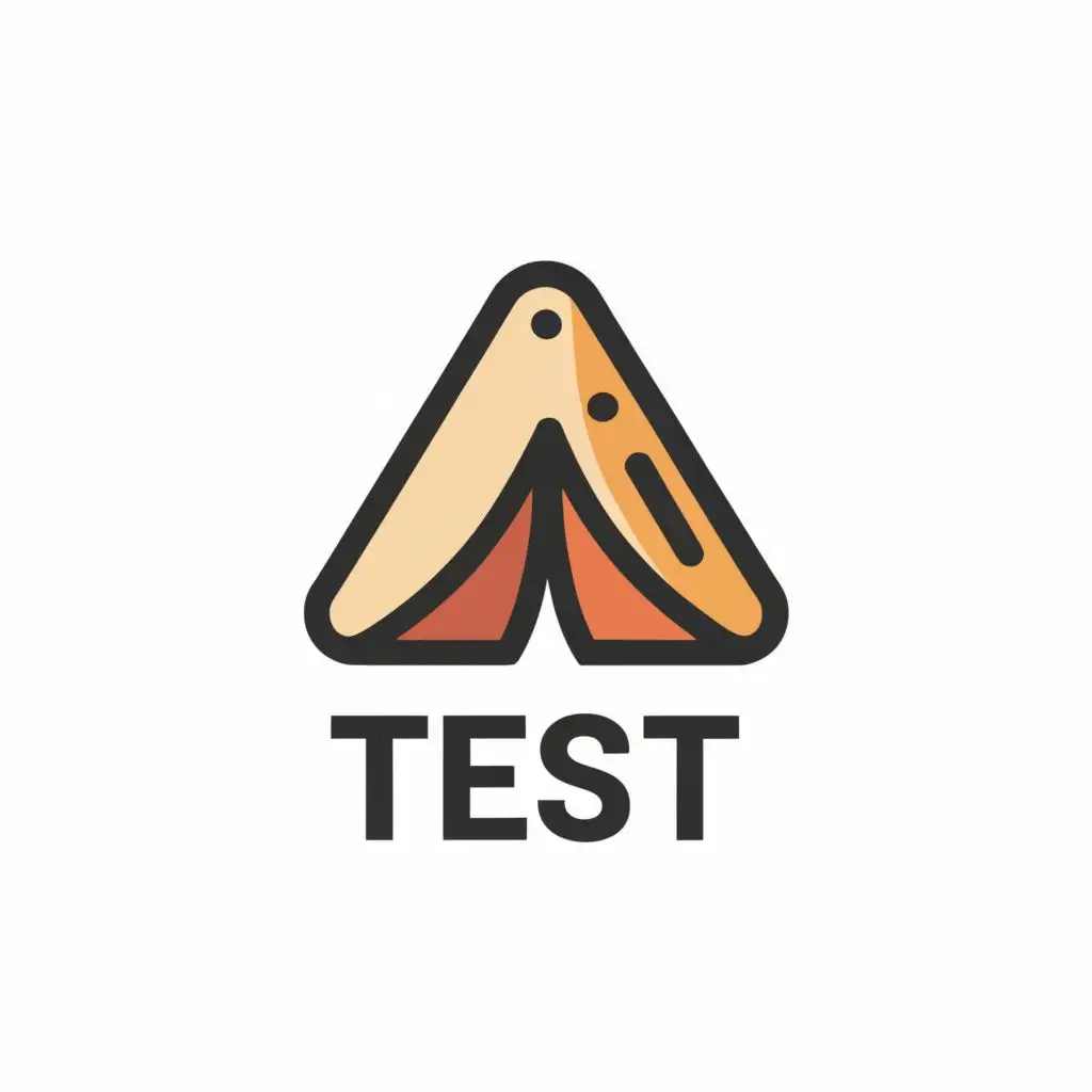LOGO-Design-For-Camping-Tent-Test-Rounded-Corner-Symbolizing-Adventure-with-Bold-Typography