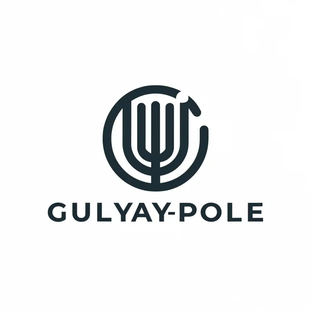 a logo design,with the text "GULYAY-POLE", main symbol:microphone,Moderate,clear background