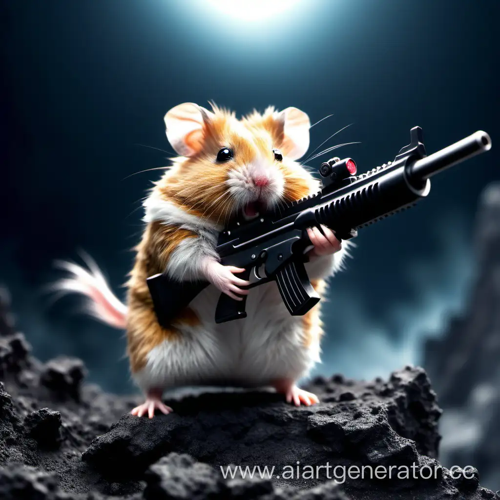 Brave-Hamster-Armed-at-Precipices-Edge