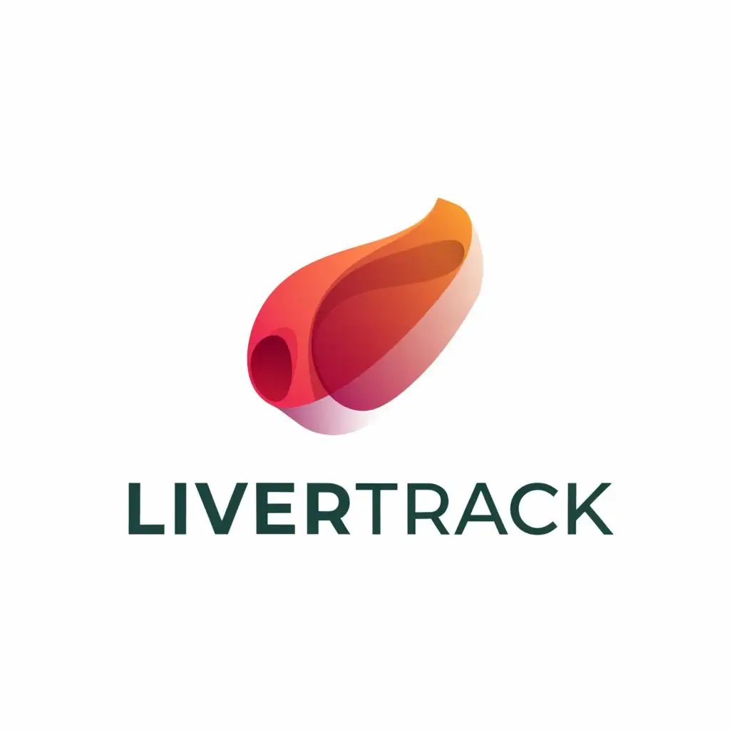 a logo design,with the text "liver track", main symbol:liver,Minimalistic,be used in Technology industry,clear background