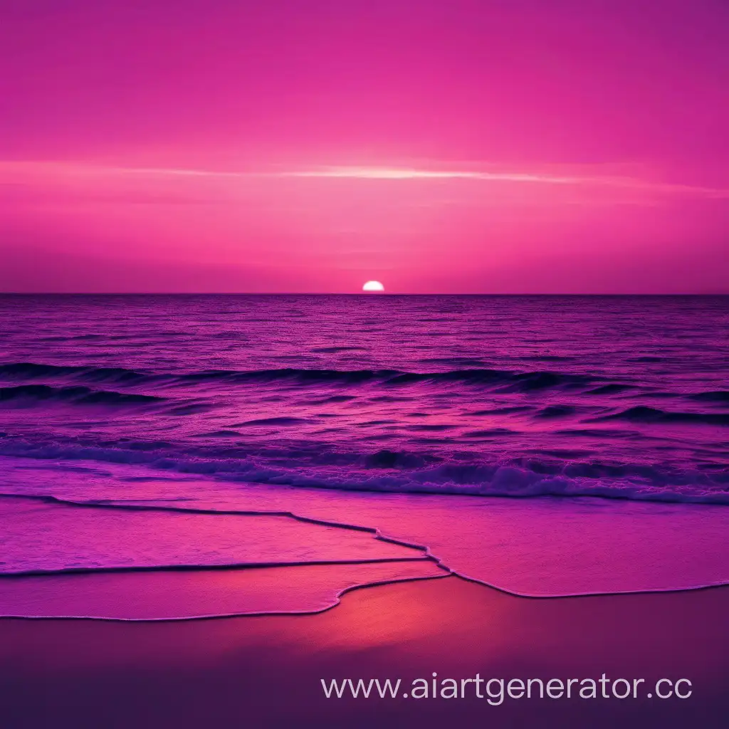 Vibrant-Pink-and-Purple-Sunset-Over-the-Serene-Sea