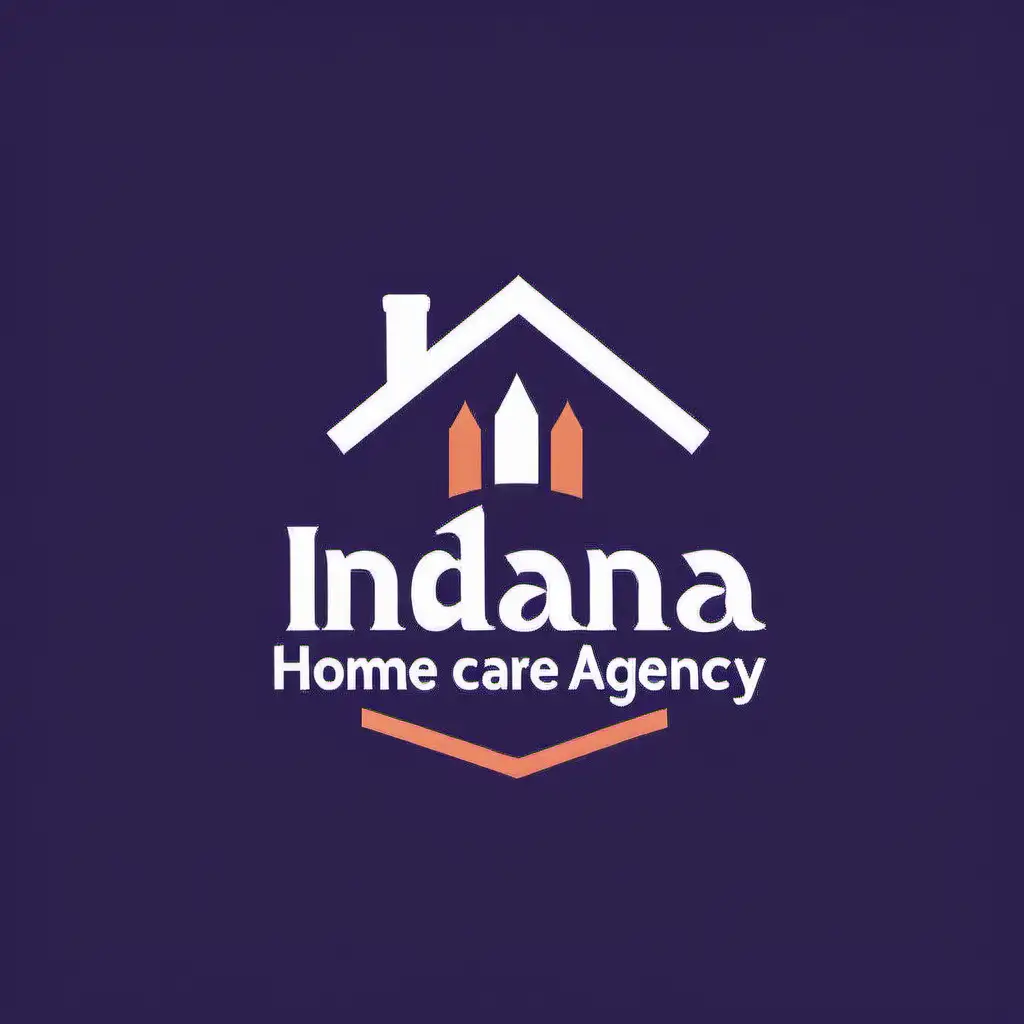 Generate a logo for a home care agency. The name of the agency is Indiana Home Care Agency.