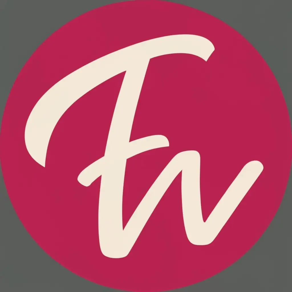 logo, Garments shop, with the text "TW", typography