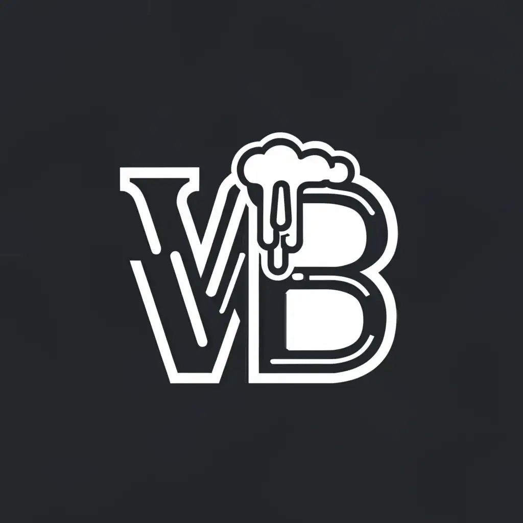 a logo design,with the text "WB", main symbol:Draft Beer,Moderate,be used in Retail industry,clear background