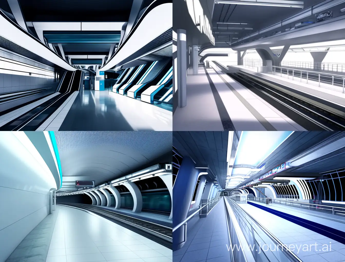 Futuristic-Zaha-HadidInspired-Metro-Station-with-Visible-Rails-and-Arriving-Train