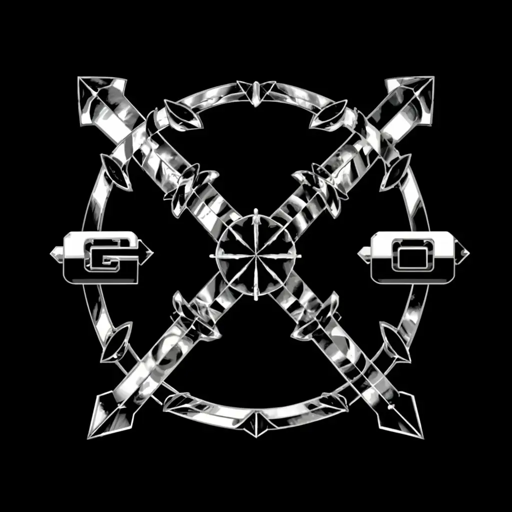 Logo-Design-For-GEO-Sleek-Dagger-Emblem-with-Samurai-Ninja-Theme
