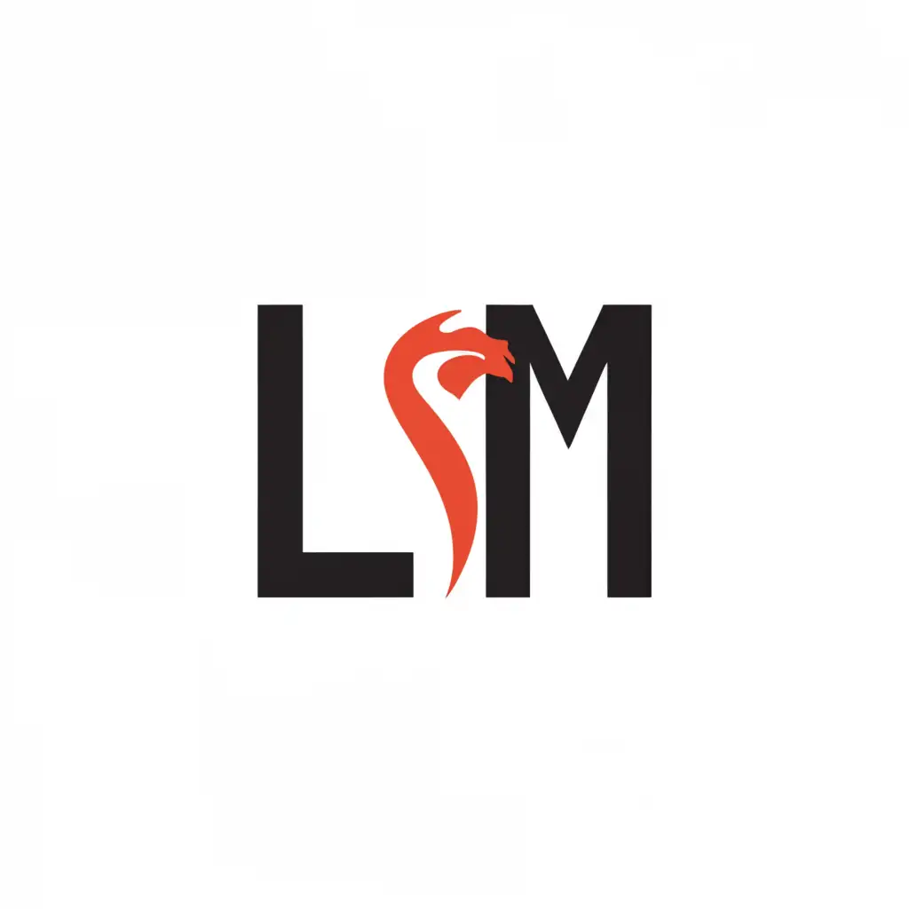 a logo design,with the text "L M", main symbol:myth,Minimalistic,be used in Education industry,clear background