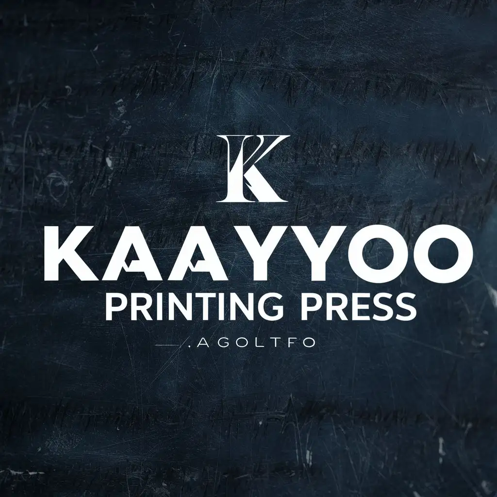 Logo-Design-for-Kaayyoo-Printing-Press-Bold-Typography-with-Professional-Printing-Theme