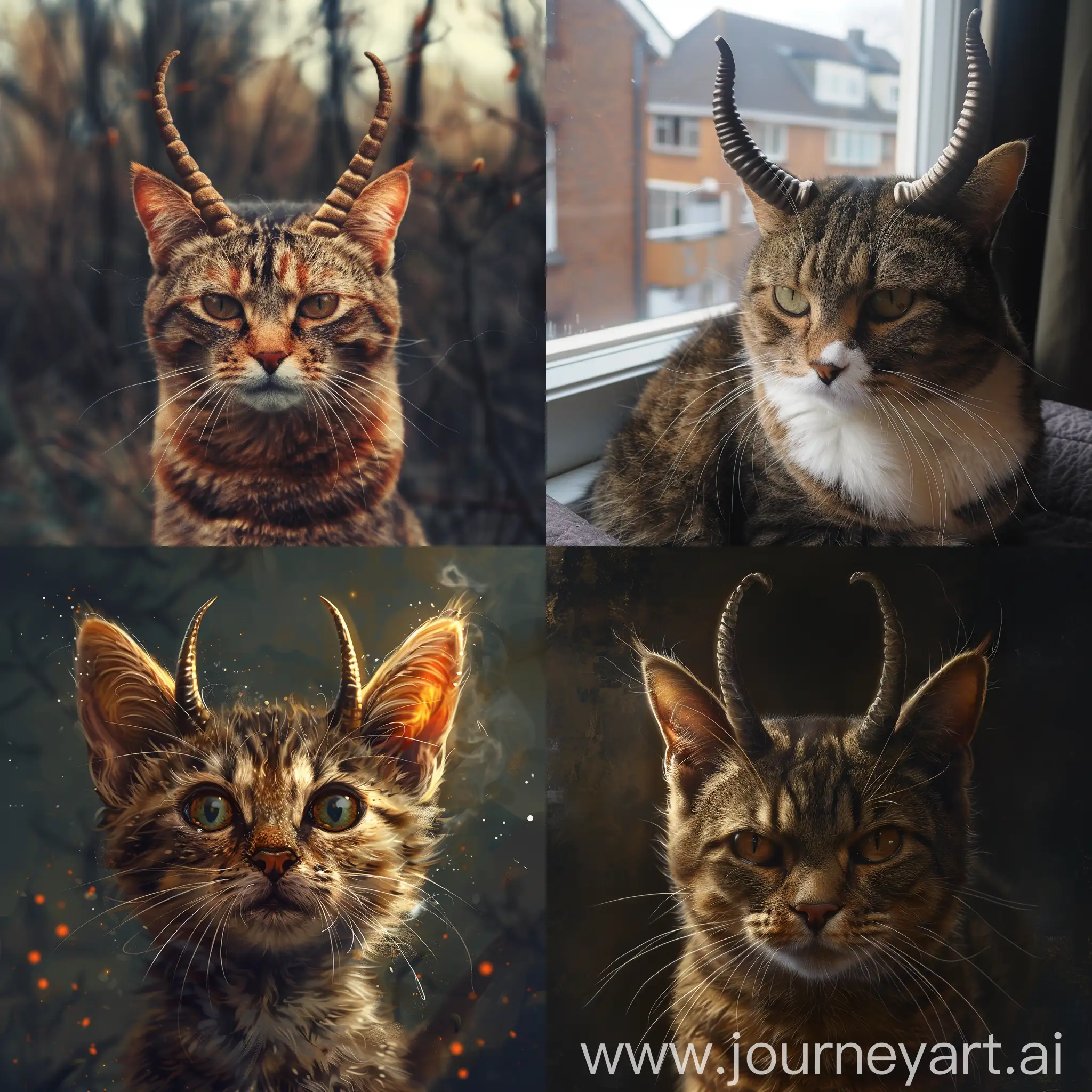 Mystical-Horned-Cat-Portrait